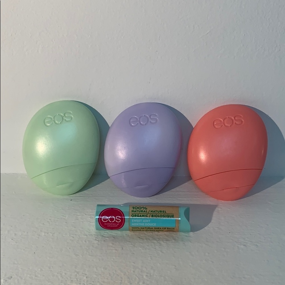Eos hand cream lip balm set